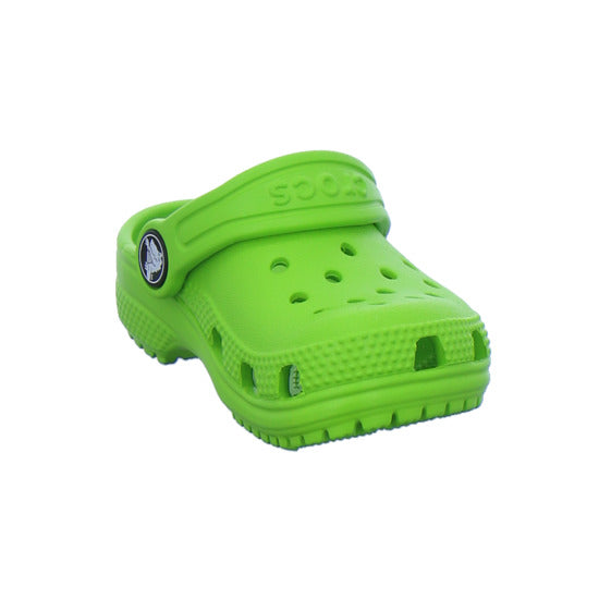Crocs Pantoletten Unisex - Kinder Classic Clog Kids Hellgrün
