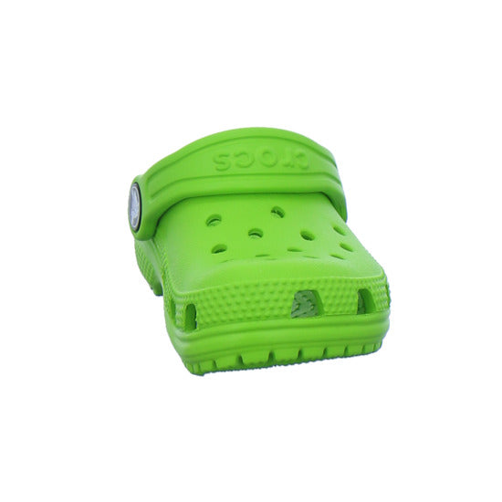 Crocs Pantoletten Unisex - Kinder Classic Clog Kids Hellgrün