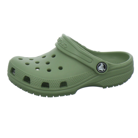 Crocs Classic Clog Kids Pantoletten oliv