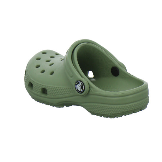 Crocs Classic Clog Kids Pantoletten oliv