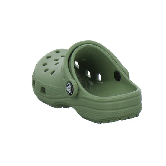 Crocs Classic Clog Kids Pantoletten oliv
