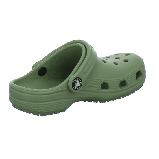 Crocs Classic Clog Kids Pantoletten oliv