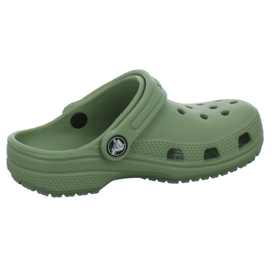 Crocs Classic Clog Kids Pantoletten oliv