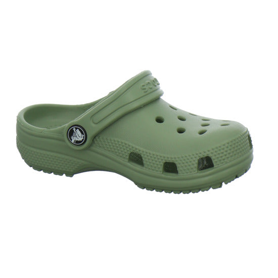 Crocs Classic Clog Kids Pantoletten oliv