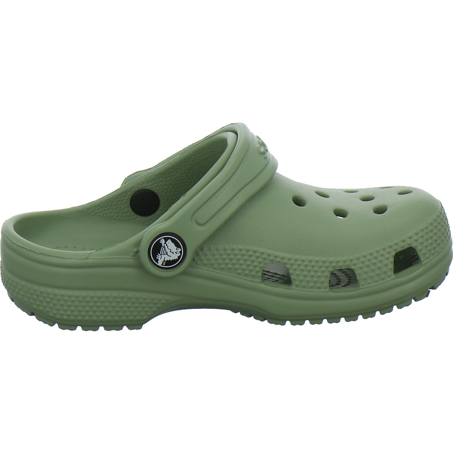 Crocs Classic Clog Kids Pantoletten oliv