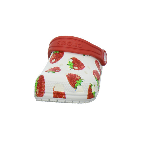 Crocs Classic Clog Kids Pantoletten Weiß-kombi