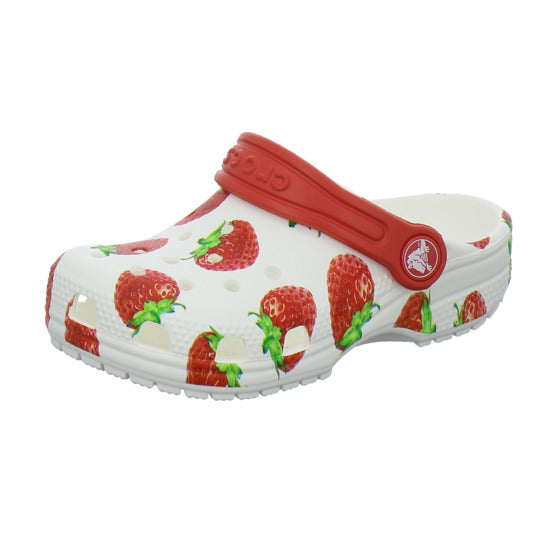 Crocs Classic Clog Kids Pantoletten Weiß-kombi