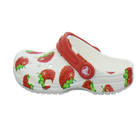Crocs Classic Clog Kids Pantoletten Weiß-kombi
