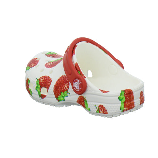 Crocs Classic Clog Kids Pantoletten Weiß-kombi