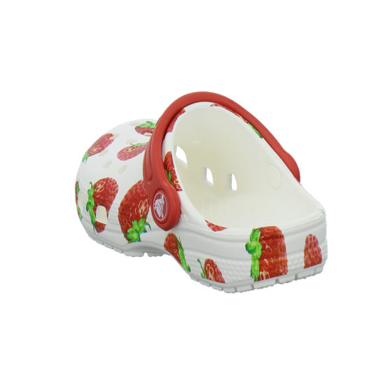 Crocs Classic Clog Kids Pantoletten Weiß-kombi