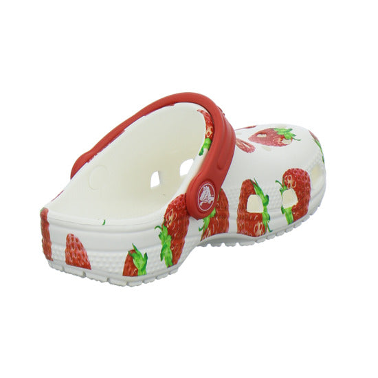 Crocs Classic Clog Kids Pantoletten Weiß-kombi