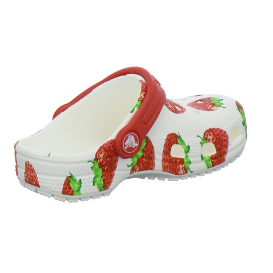 Crocs Classic Clog Kids Pantoletten Weiß-kombi