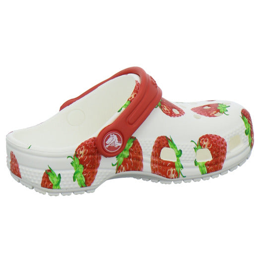 Crocs Classic Clog Kids Pantoletten Weiß-kombi