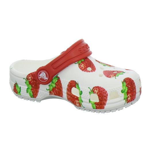 Crocs Classic Clog Kids Pantoletten Weiß-kombi