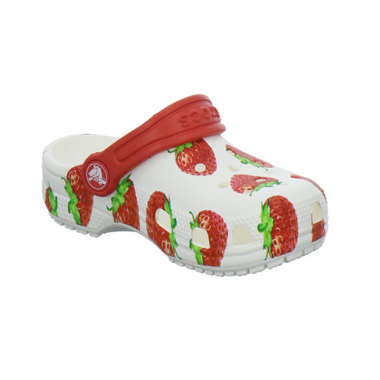 Crocs Classic Clog Kids Pantoletten Weiß-kombi