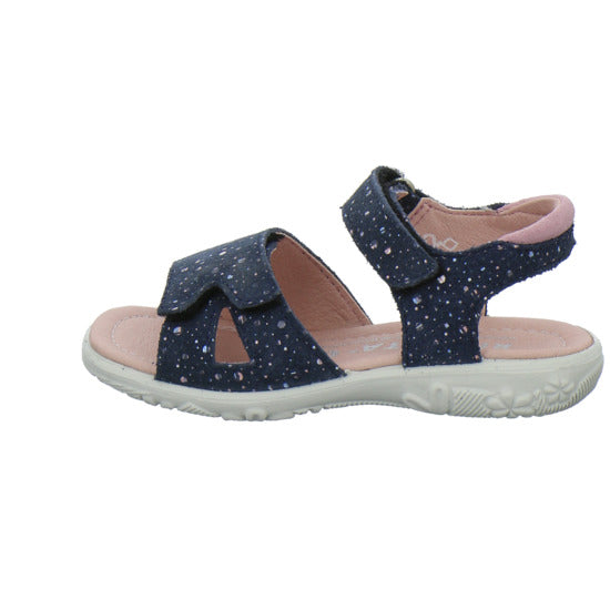 Ricosta Moni Sandalen Blau-kombi - 360° Ansicht