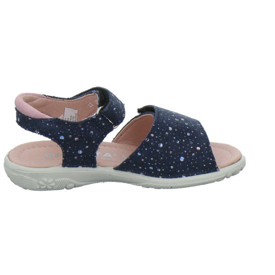 Ricosta Moni Sandalen Blau-kombi - 360° Ansicht