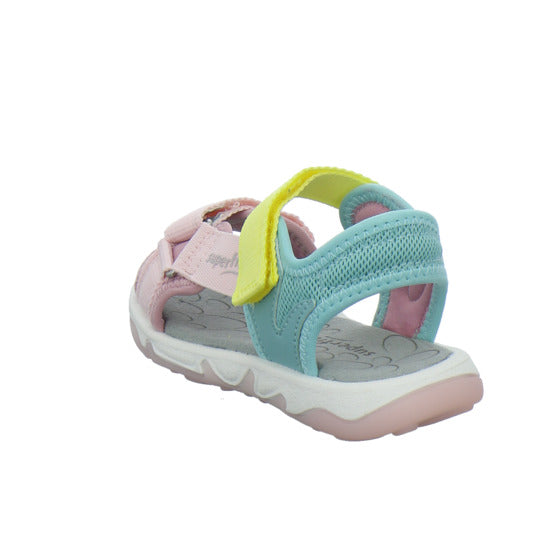 Superfit Pebbles Sandalen Rosa - 360° Ansicht