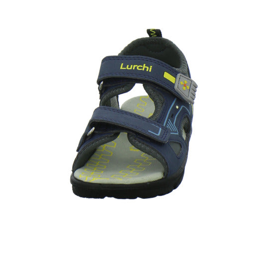 Lurchi Kodo Sandalen Blau-kombi - 360° Ansicht