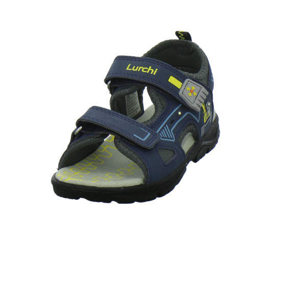 Lurchi Kodo Sandalen Blau-kombi - 360° Ansicht