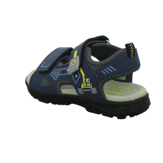 Lurchi Kodo Sandalen Blau-kombi - 360° Ansicht