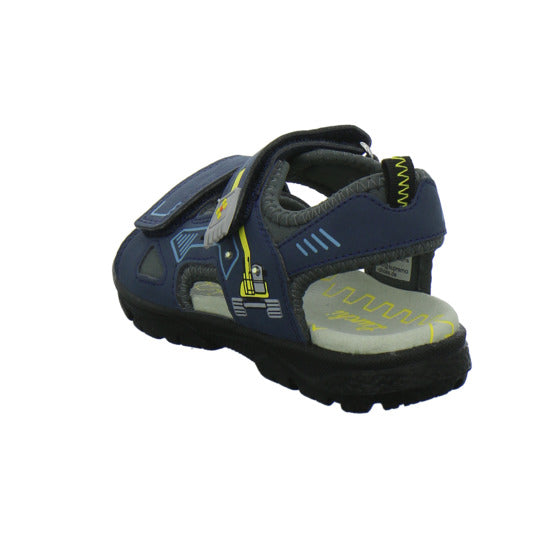 Lurchi Kodo Sandalen Blau-kombi - 360° Ansicht