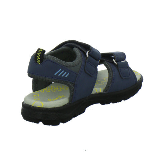 Lurchi Kodo Sandalen Blau-kombi - 360° Ansicht
