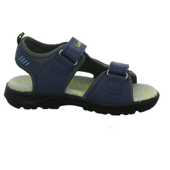 Lurchi Kodo Sandalen Blau-kombi - 360° Ansicht