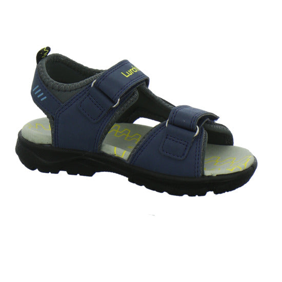 Lurchi Kodo Sandalen Blau-kombi - 360° Ansicht