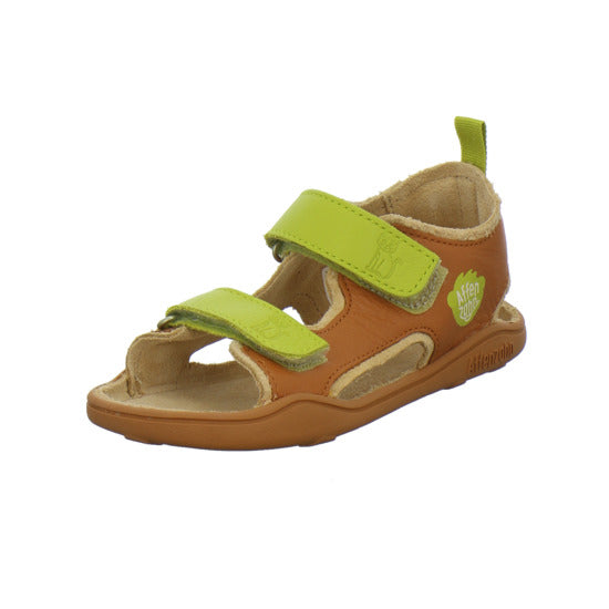 Affenzahn Leder Airy Sandalen Braun-kombi - 360° Ansicht