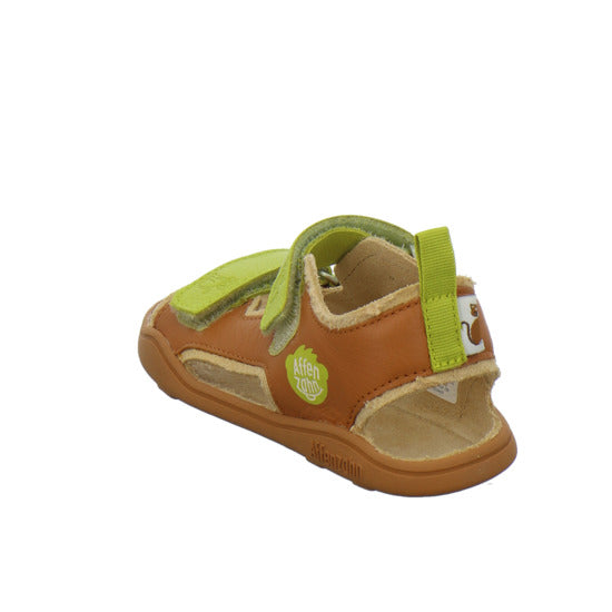 Affenzahn Leder Airy Sandalen Braun-kombi - 360° Ansicht