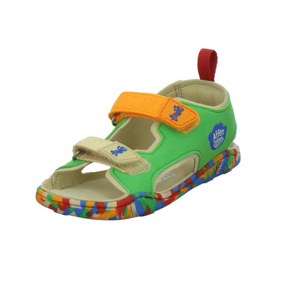Affenzahn Vegan Airy Sandalen oliv - 360° Ansicht