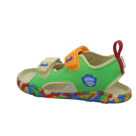 Affenzahn Vegan Airy Sandalen oliv - 360° Ansicht