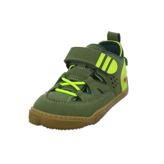 Ricosta Sandalen Jungen Lerche Barefoot oliv