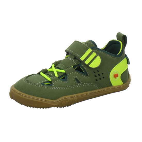 Ricosta Sandalen Jungen Lerche Barefoot oliv
