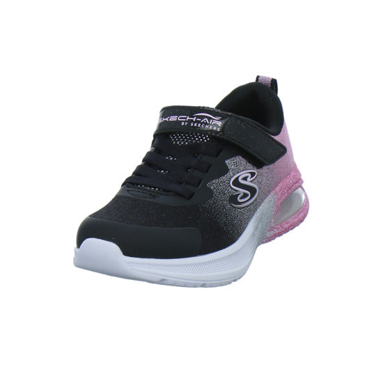 Skechers Halbschuhe Mädchen Microspec Glitz Schwarz-kombi