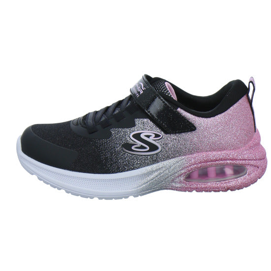 Skechers Halbschuhe Mädchen Microspec Glitz Schwarz-kombi