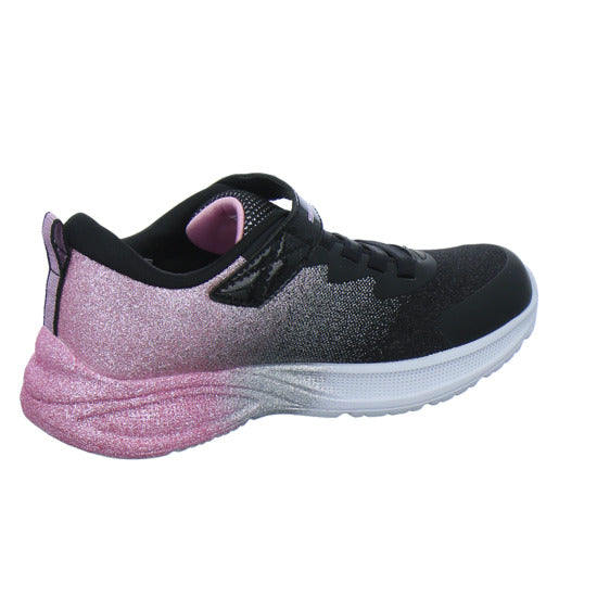 Skechers Halbschuhe Mädchen Microspec Glitz Schwarz-kombi