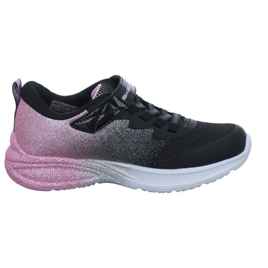 Skechers Halbschuhe Mädchen Microspec Glitz Schwarz-kombi