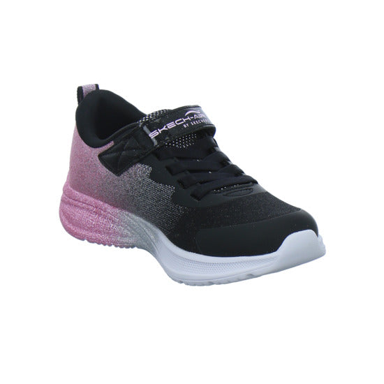 Skechers Halbschuhe Mädchen Microspec Glitz Schwarz-kombi