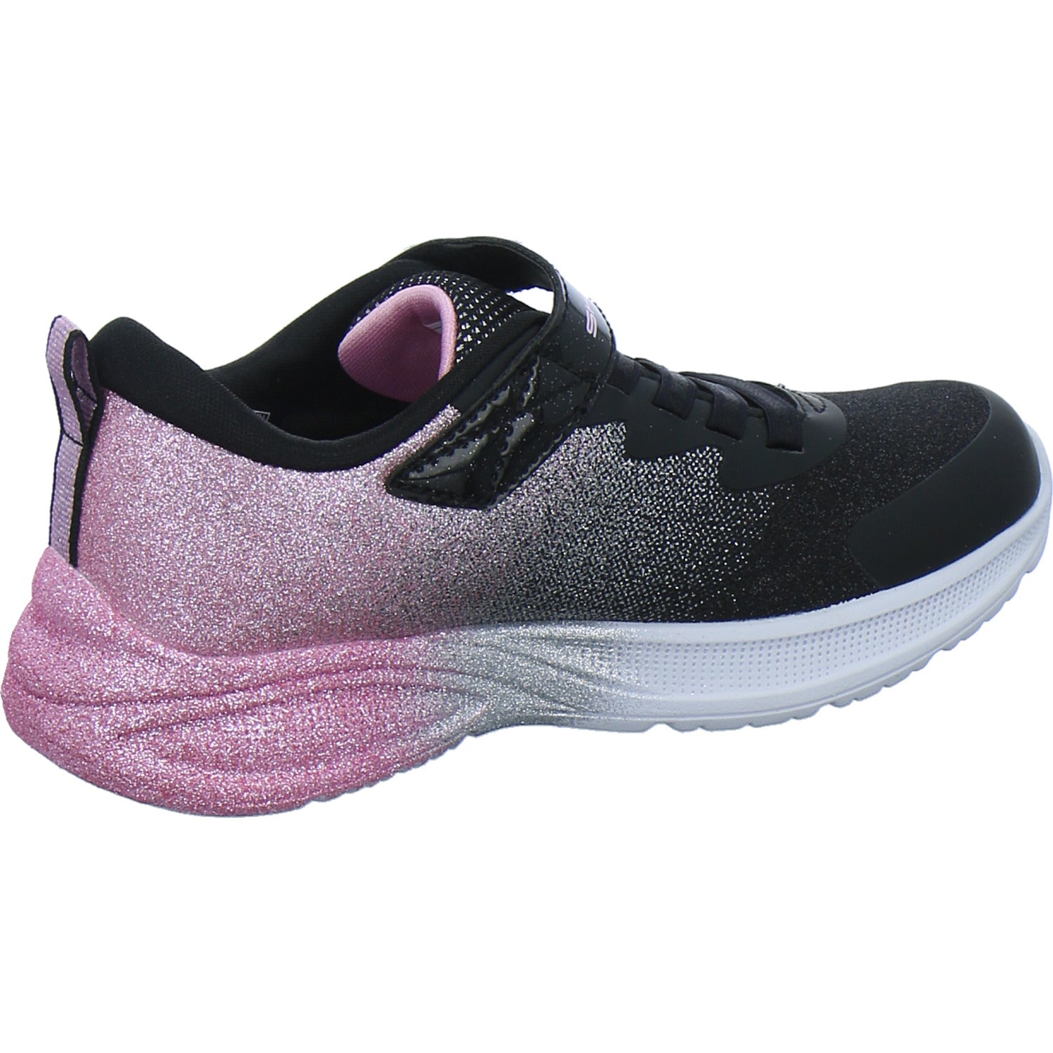 Skechers Halbschuhe Mädchen Microspec Glitz Schwarz-kombi