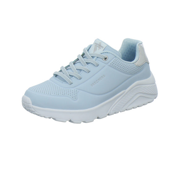 Skechers UNO LITE Halbschuhe Hellblau - 360° Ansicht