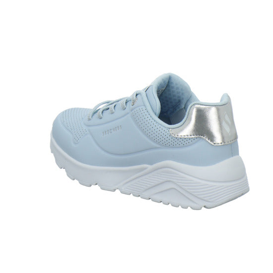 Skechers UNO LITE Halbschuhe Hellblau - 360° Ansicht