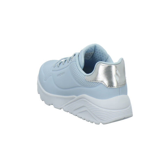 Skechers UNO LITE Halbschuhe Hellblau - 360° Ansicht