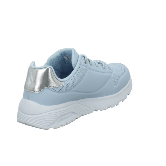 Skechers UNO LITE Halbschuhe Hellblau - 360° Ansicht