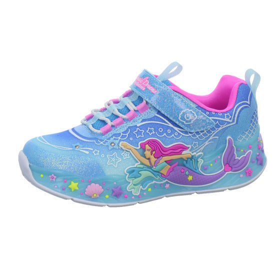 Skechers MERMAID DREAMS Halbschuhe Hellblau - 360° Ansicht