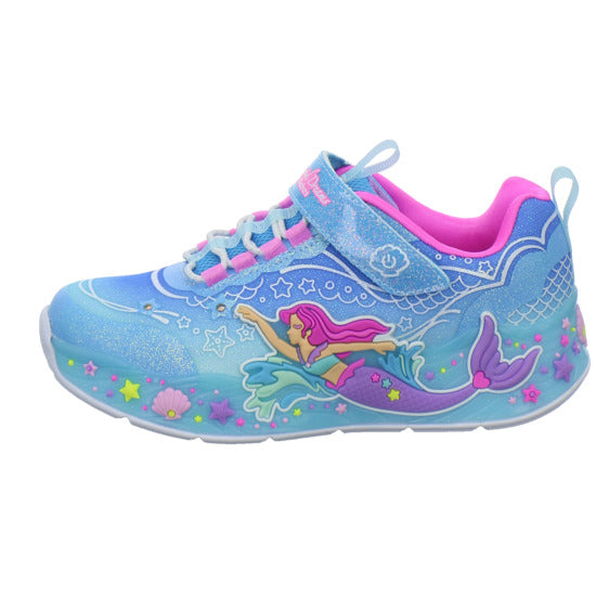 Skechers MERMAID DREAMS Halbschuhe Hellblau - 360° Ansicht