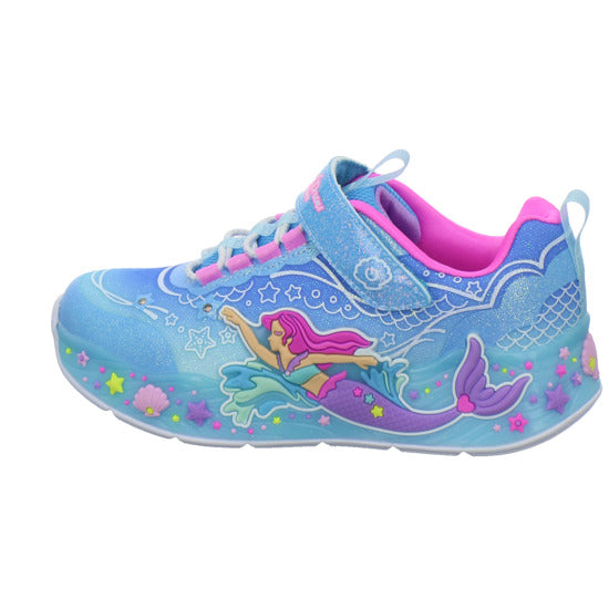 Skechers MERMAID DREAMS Halbschuhe Hellblau - 360° Ansicht
