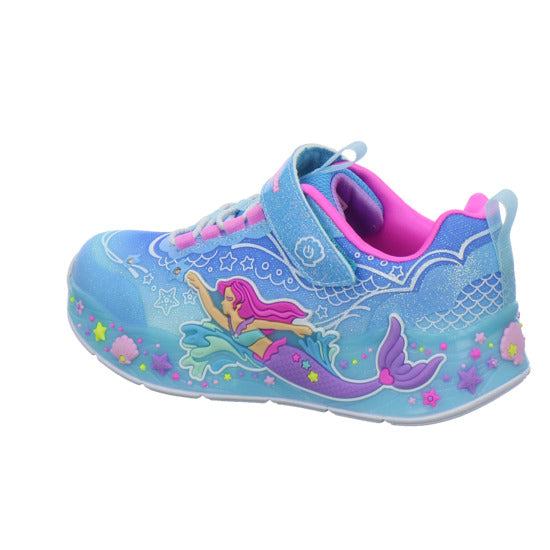 Skechers MERMAID DREAMS Halbschuhe Hellblau - 360° Ansicht