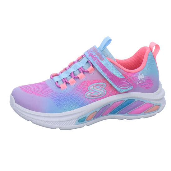 Skechers Halbschuhe Mädchen S-LIGHTS RAIMBOW CRUISERS Hellblau